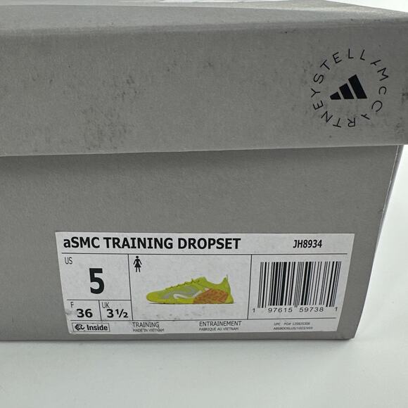 adidas by Stella McCartney Women's Green Dropset Strength Training Shoes Size 5 - Picture 3 of 16